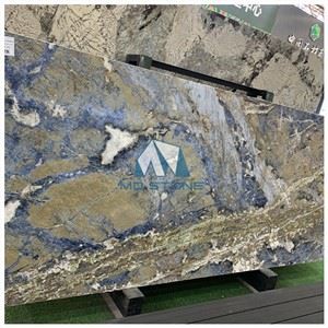 Sodalite Blue Granite Countertop Slab