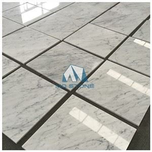 White And Grey Marble Floor Tiles
