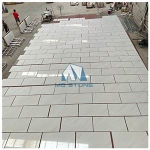 White Marble Kitchen Floor Tiles