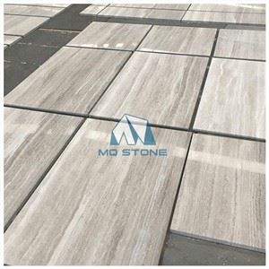 Wooden White Marble Floor Tiles
