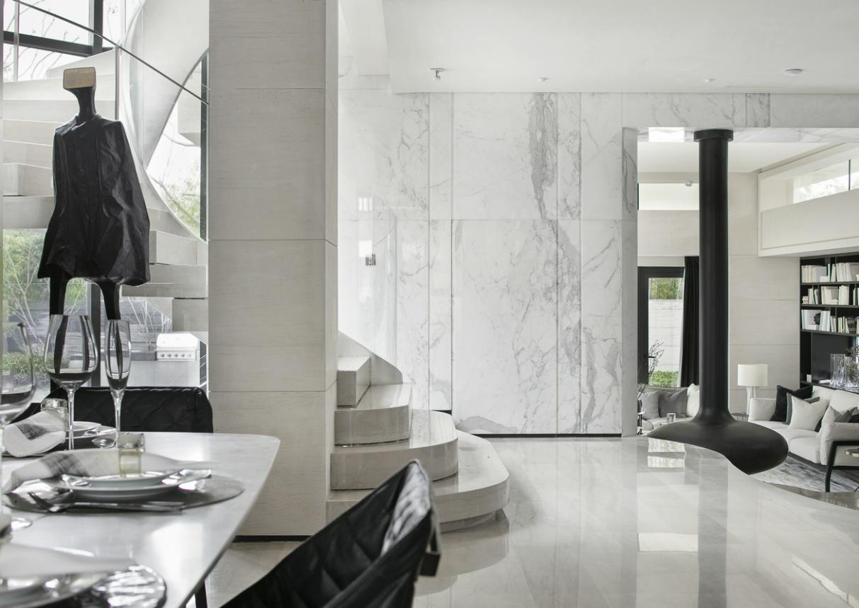 Calacatta Luxury marble villa chinese manufacturer